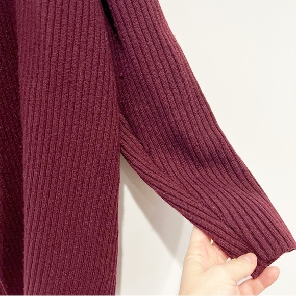 Eileen Fisher Chunky Knit Ribbed Wool Cardigan Sweater - Picture 8 of 8